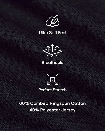 All Black Classic Crews 10-Pack