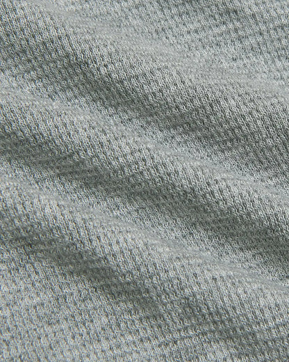 Womens Heather Gray Waffle Wide Leg Pants