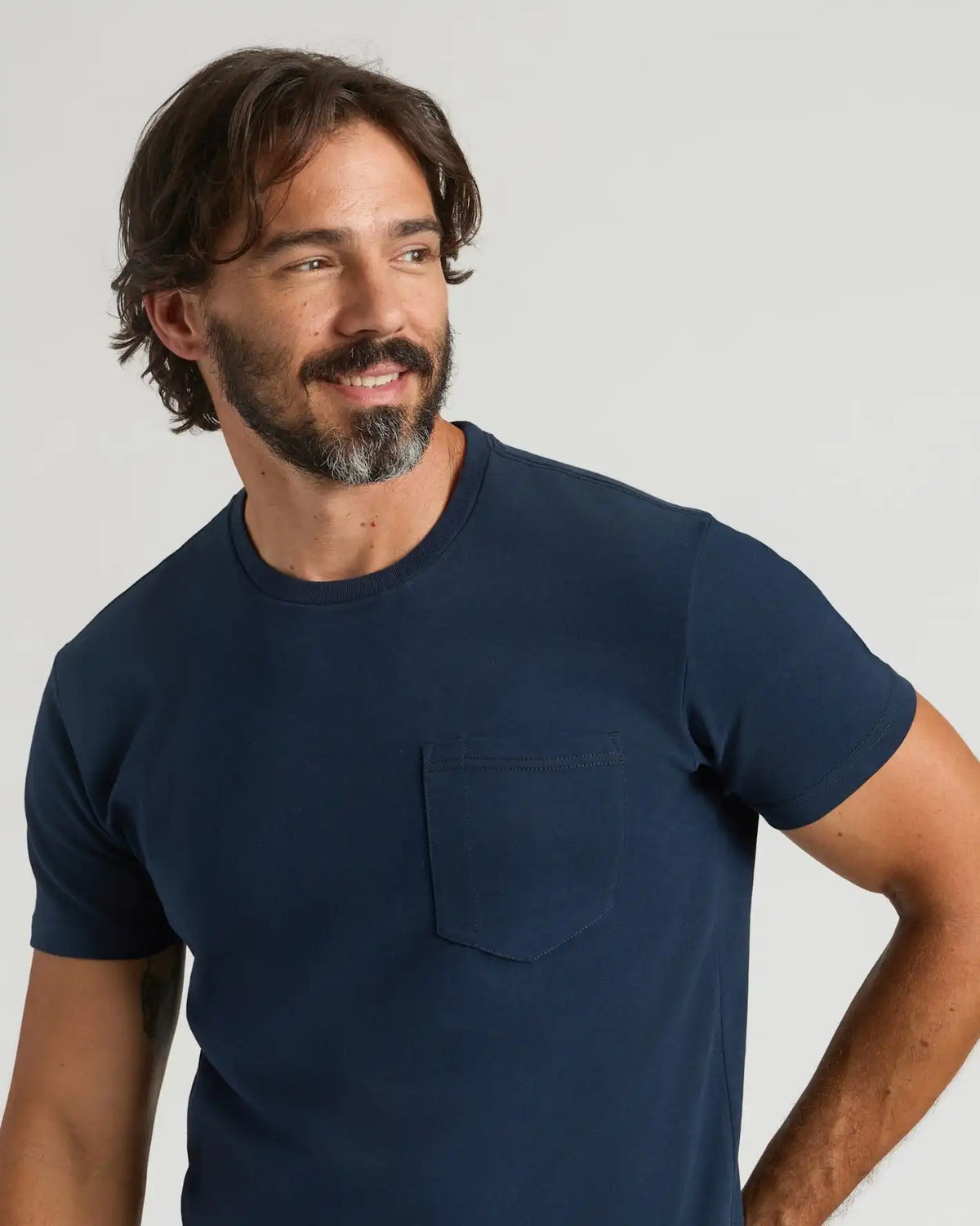 Navy Heavyweight Pocket Crew