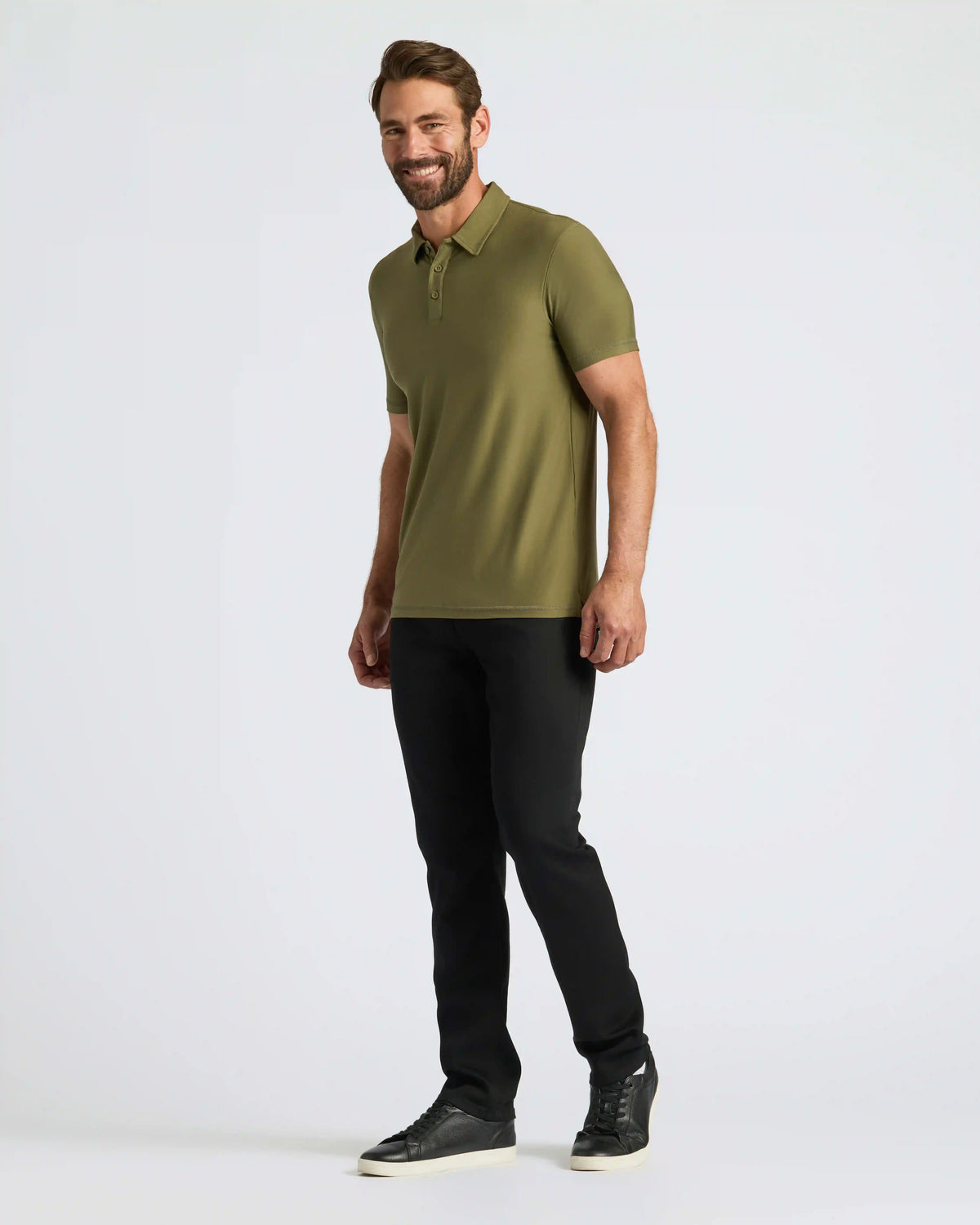 Military Green Active Polo 2.0
