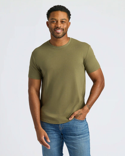 The Staple Curved Hem Classic Crew Neck 3-Pack